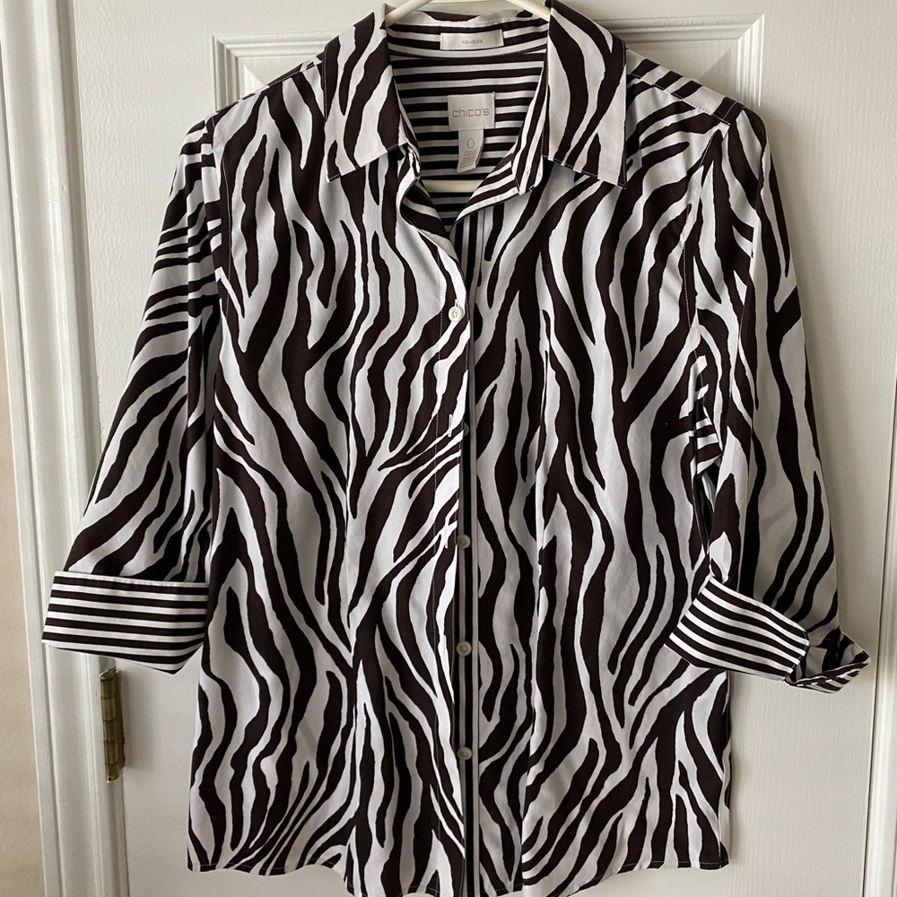 Chico’s no iron shirt.